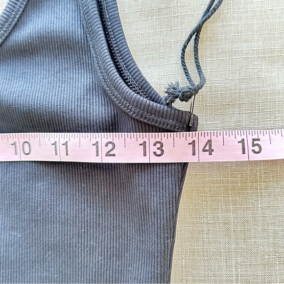 NWT Brunette The Label Scoop Neck Ribbed Romper - Picture 7 of 10